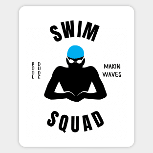 Mens Breaststroke Swim Squad Swimming Fan Gift Sticker